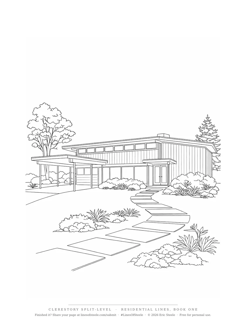 The free page from Mid-Century Modern — Lines of Steele
