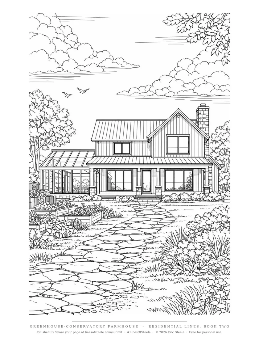 The free page from Modern Farmhouse — Lines of Steele